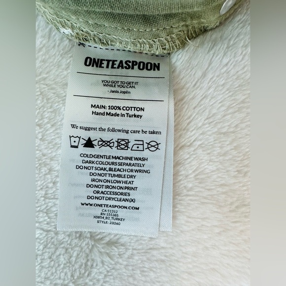 One Teaspoon Hibiscus Libertines Cropped Wide Leg Denim Jeans Size 27 - Picture 13 of 13